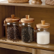 Glass Jar with Wooden Spoon 600 ml